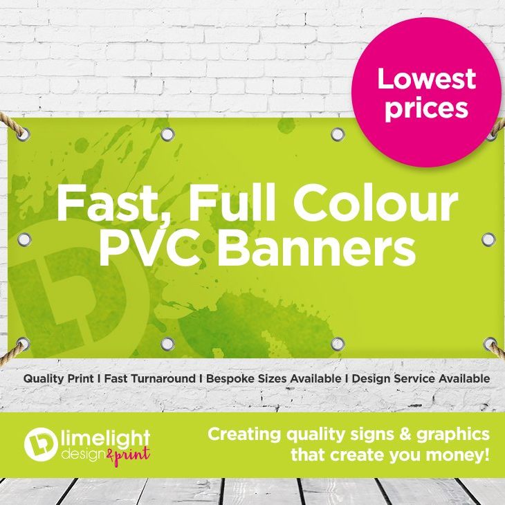 Banners in Bury St Edmunds, Suffolk